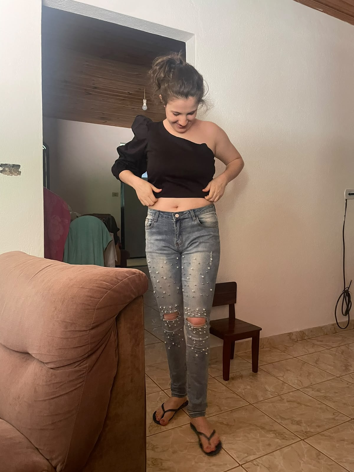 Lilian sorrindo